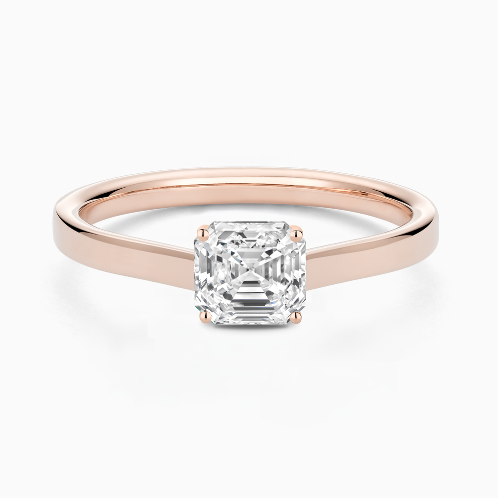 Solitaire Diamond Ring in Solid Gold