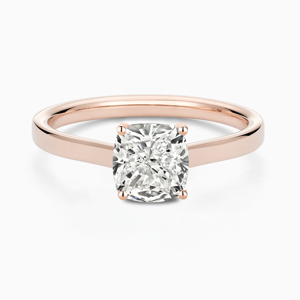 Solitaire Diamond Ring in Solid Gold