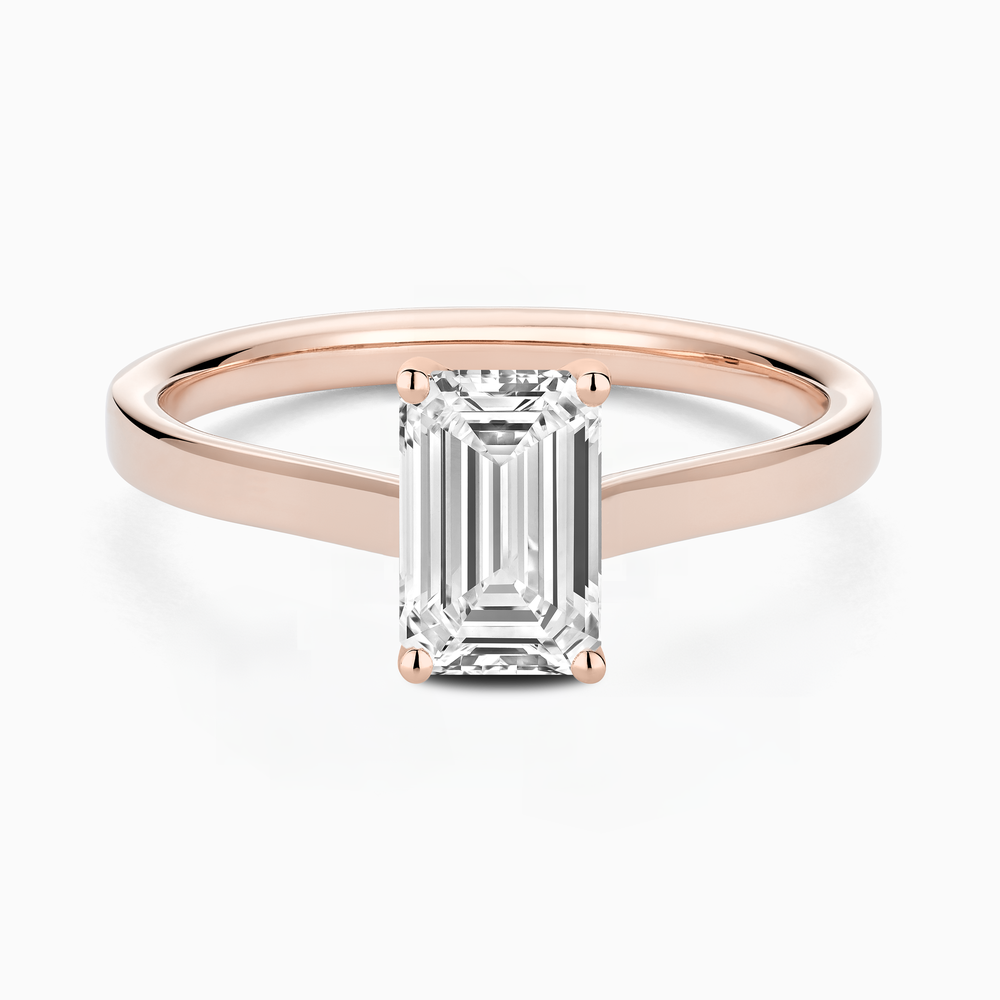 Solitaire Diamond Ring in Solid Gold