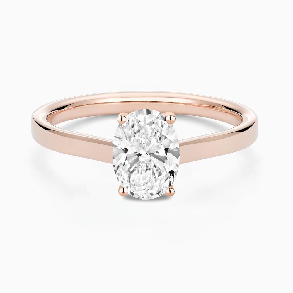 Solitaire Diamond Ring in Solid Gold