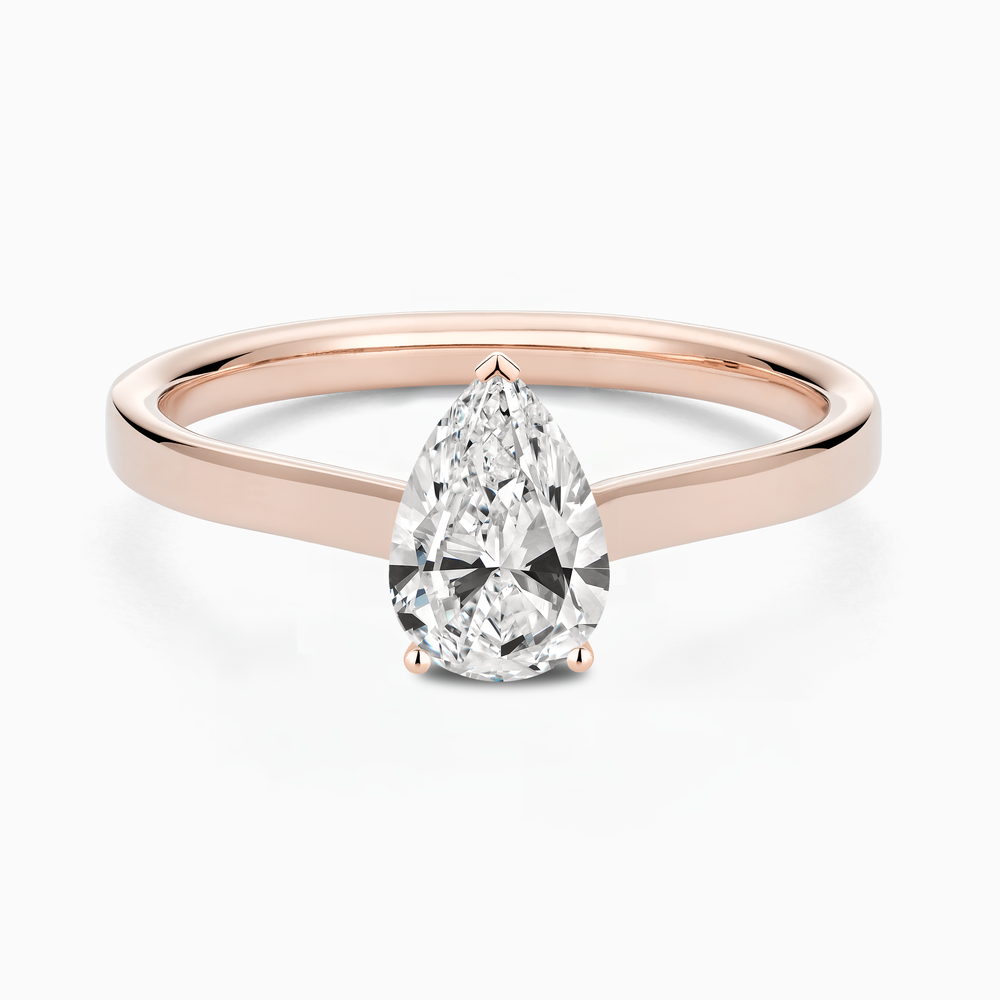 Solitaire Diamond Ring in Solid Gold