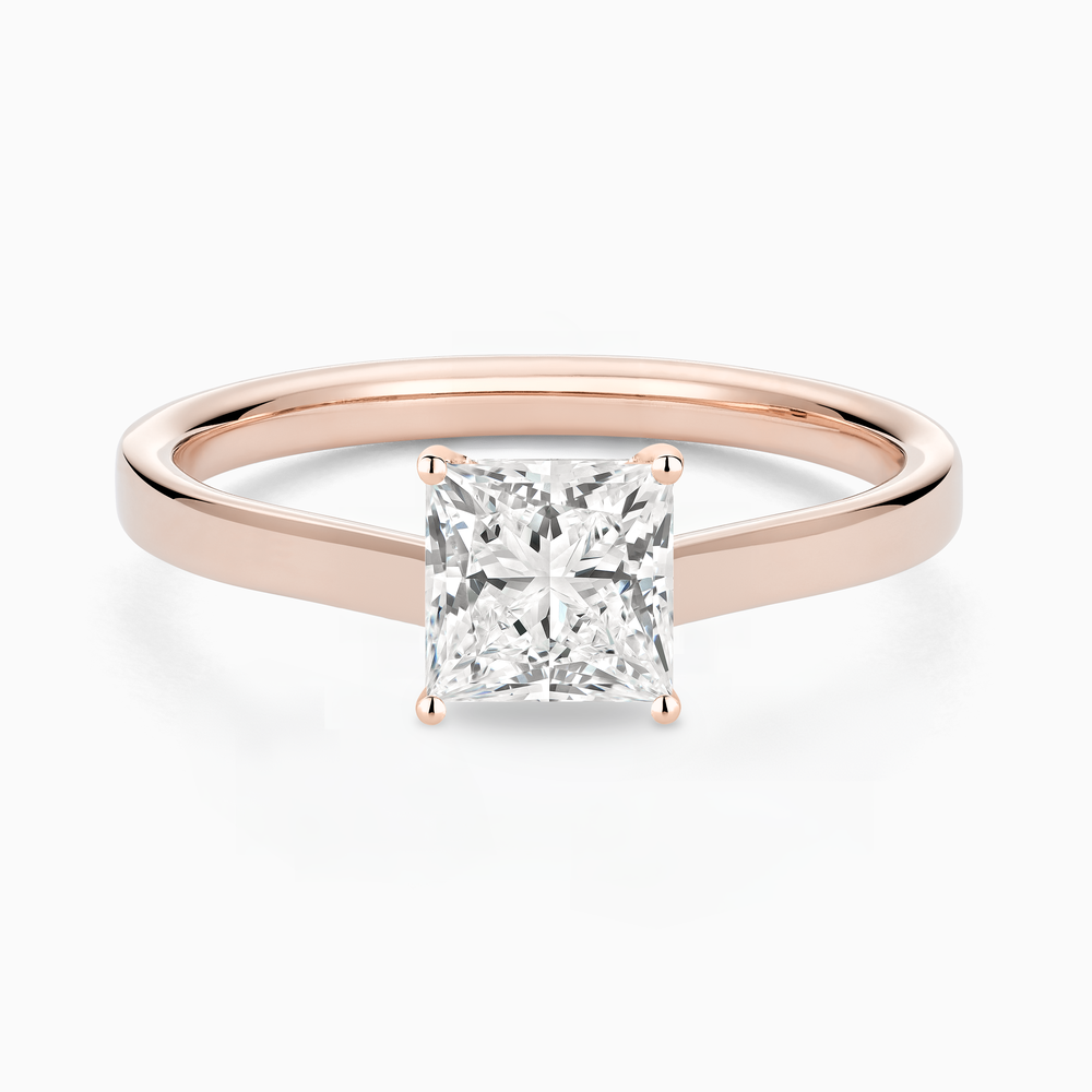 Solitaire Diamond Ring in Solid Gold