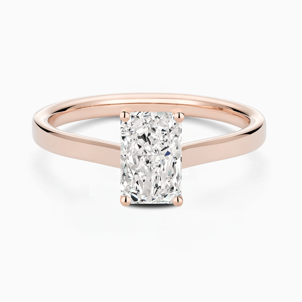 Solitaire Diamond Ring in Solid Gold