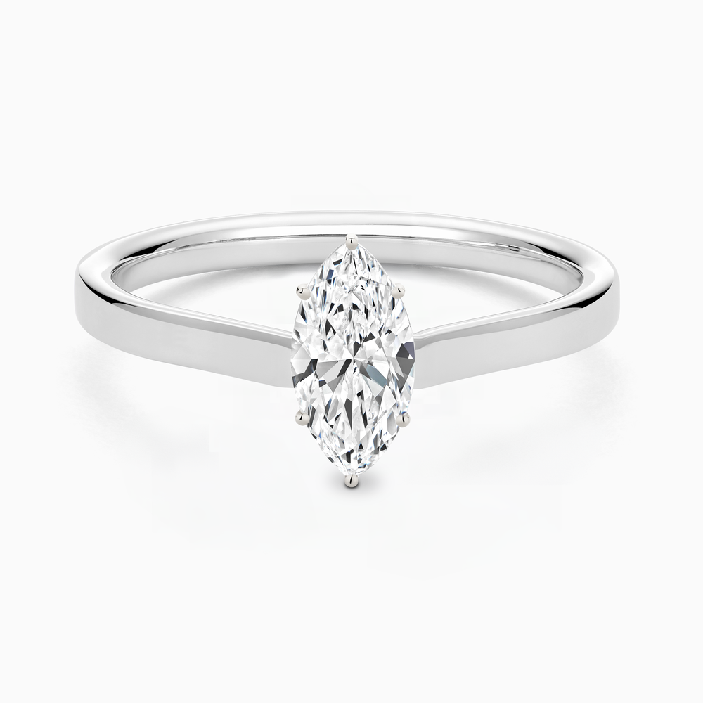 Solitaire Diamond Ring in Solid Gold