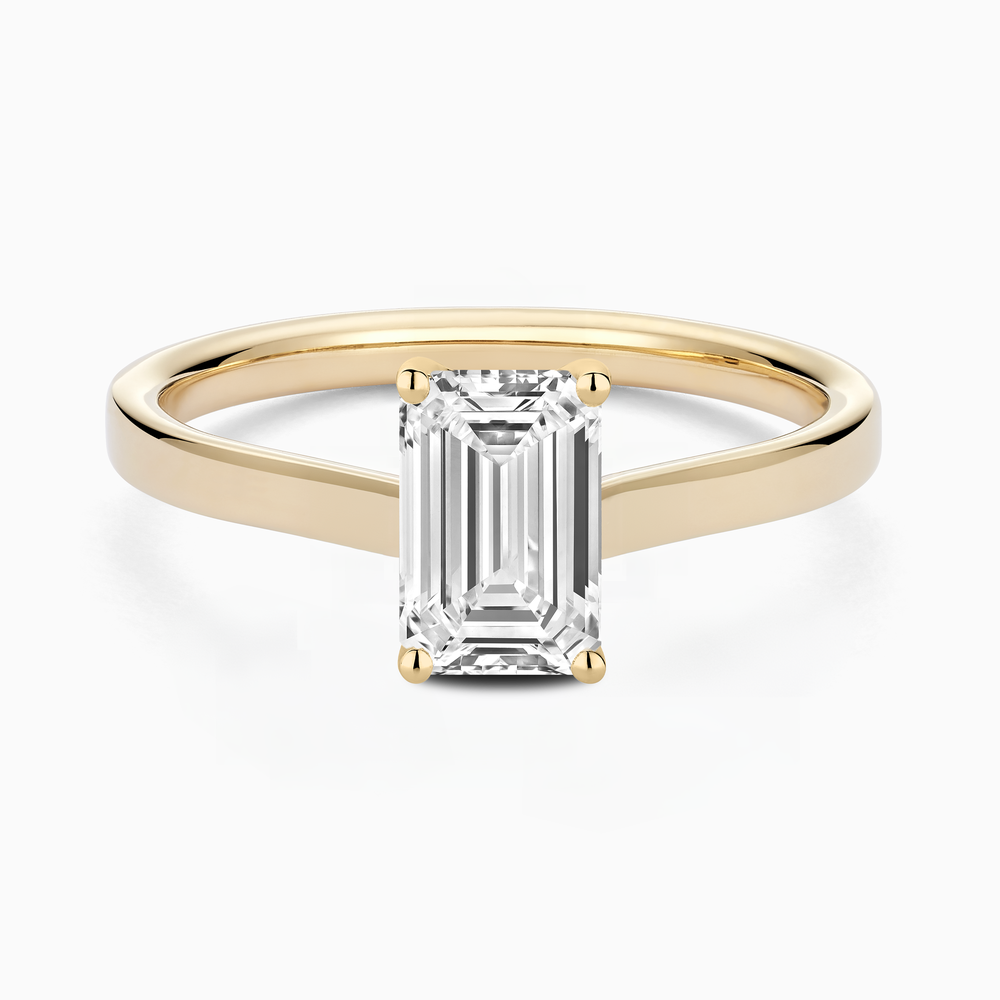 Solitaire Diamond Ring in Solid Gold