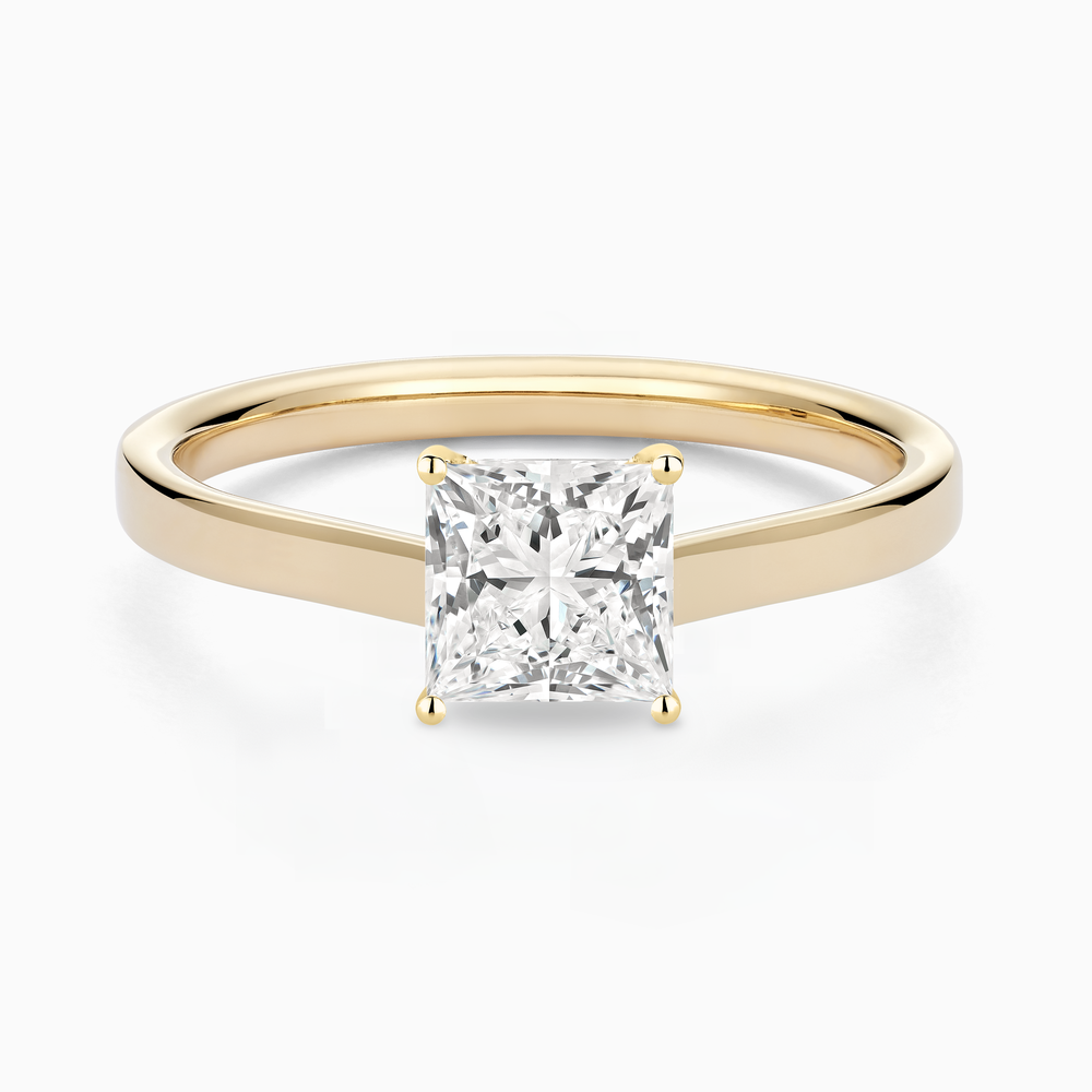 Solitaire Diamond Ring in Solid Gold
