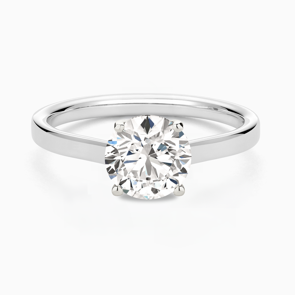 Solitaire Diamond Ring in Solid Gold