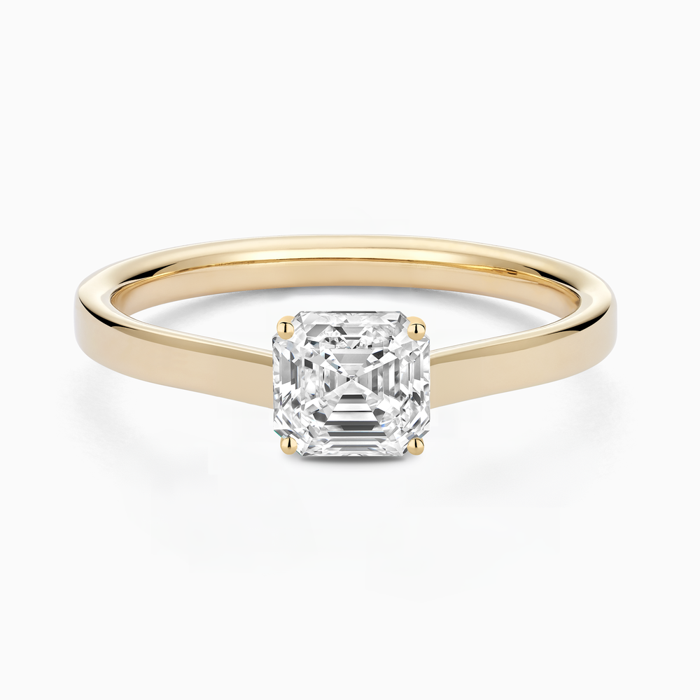 Solitaire Diamond Ring in Solid Gold