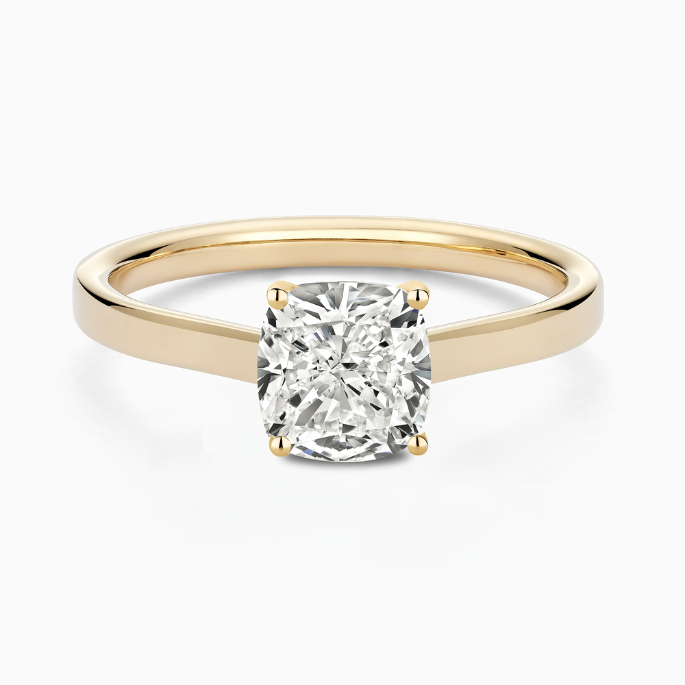 Solitaire Diamond Ring in Solid Gold