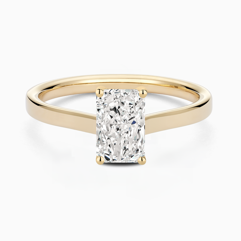 Solitaire Diamond Ring in Solid Gold