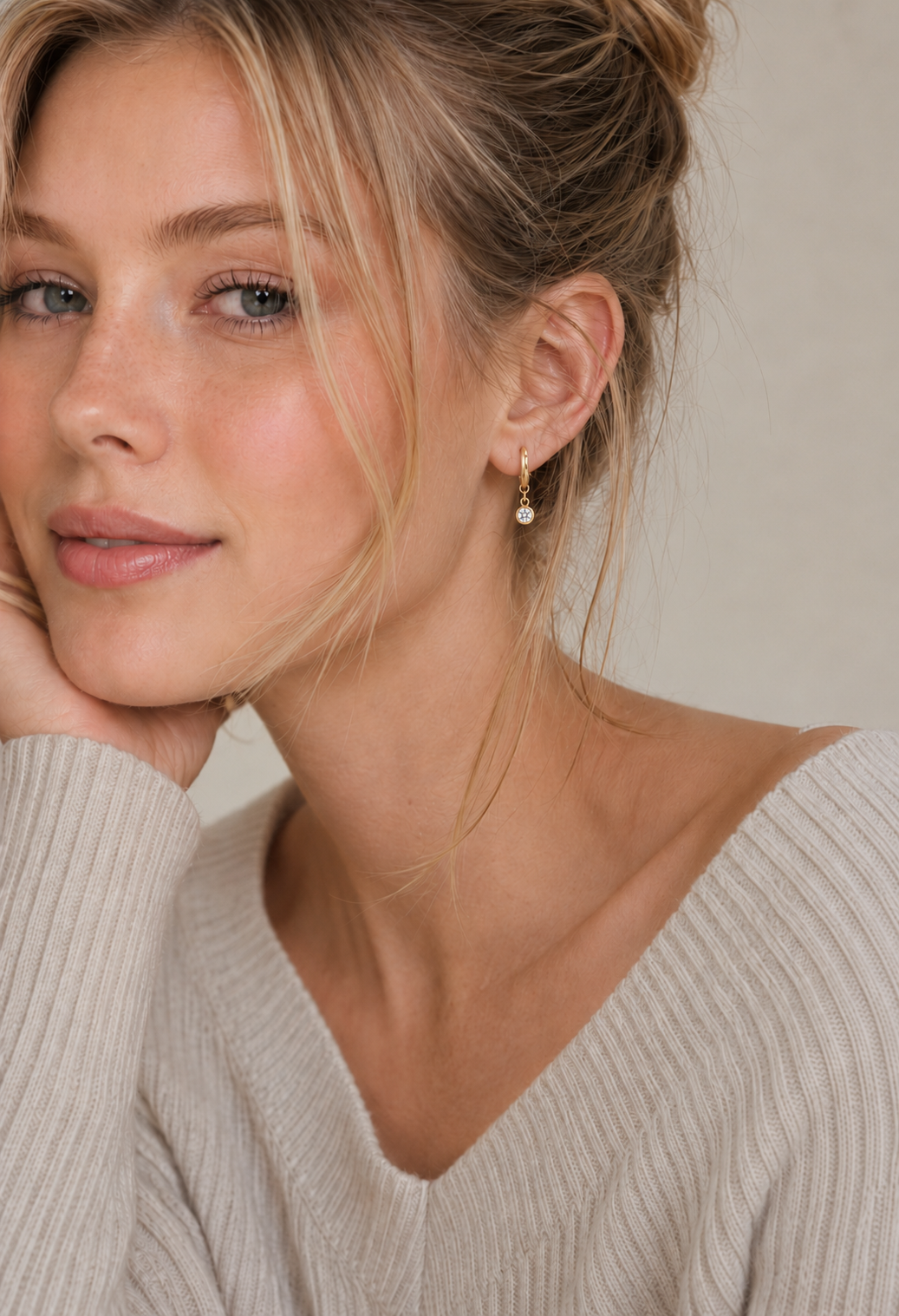 Lueur Diamond Hoop