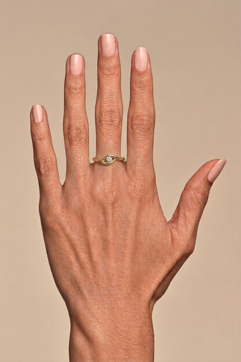 Éclat Eye Diamond Ring