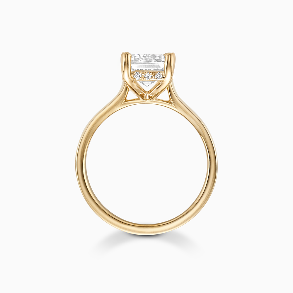 Solitaire Diamond Ring in Solid Gold