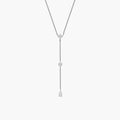 Diamond Drop Lariat Necklace