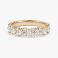Interlocking Diamond Cluster Ring