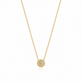 Pavé Medallion Diamond Necklace