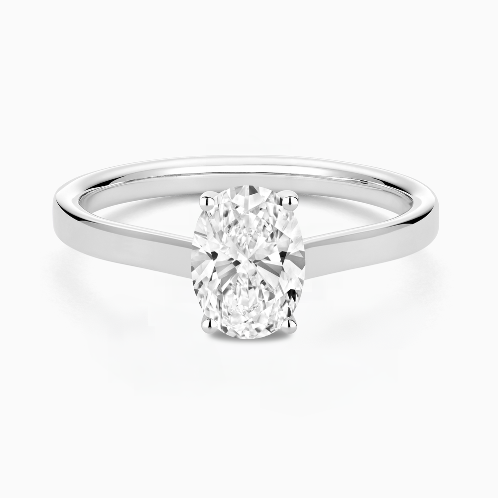 Solitaire Diamond Ring in Solid Gold