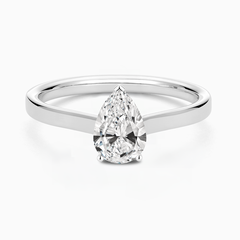 Solitaire Diamond Ring in Solid Gold