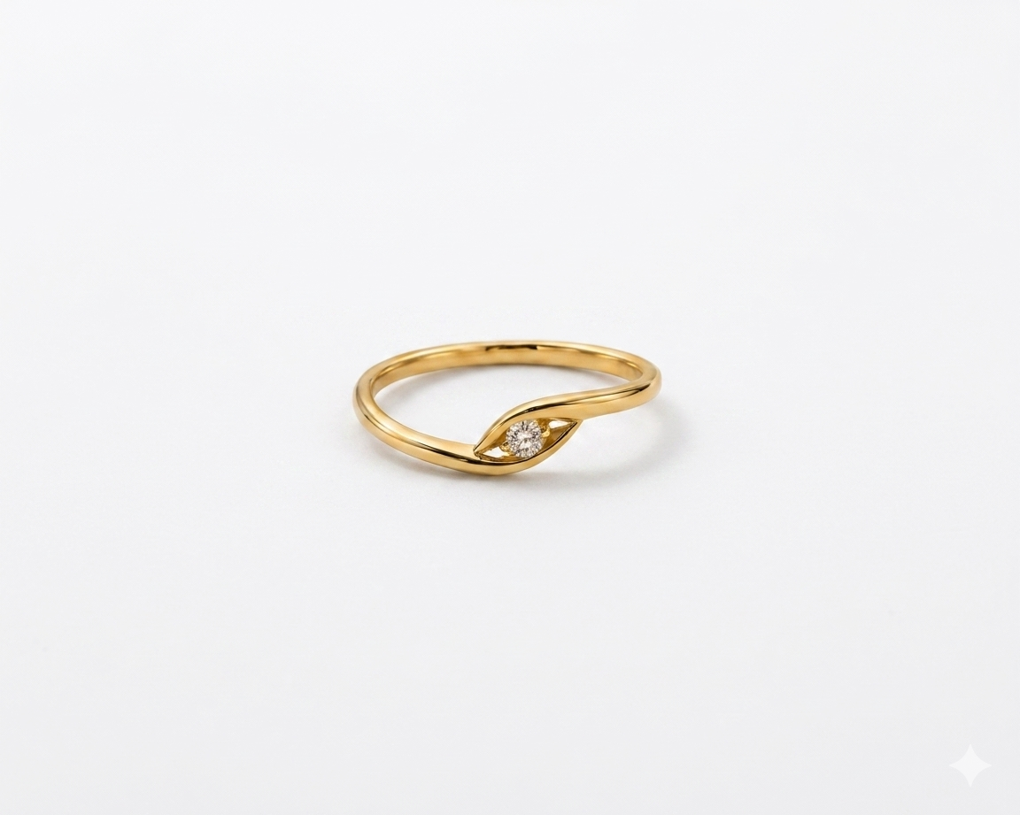 Éclat Eye Diamond Ring